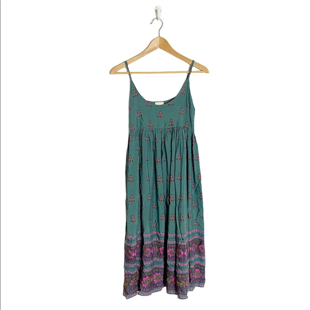 Natural Life Floral Boho Hippie Dress Small